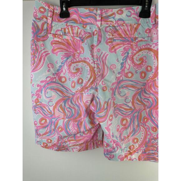 Lilly Pulitzer The Chipper Short Pink Pout Too Much Bubbly Womens Shorts Size 14 - Picture 7 of 10